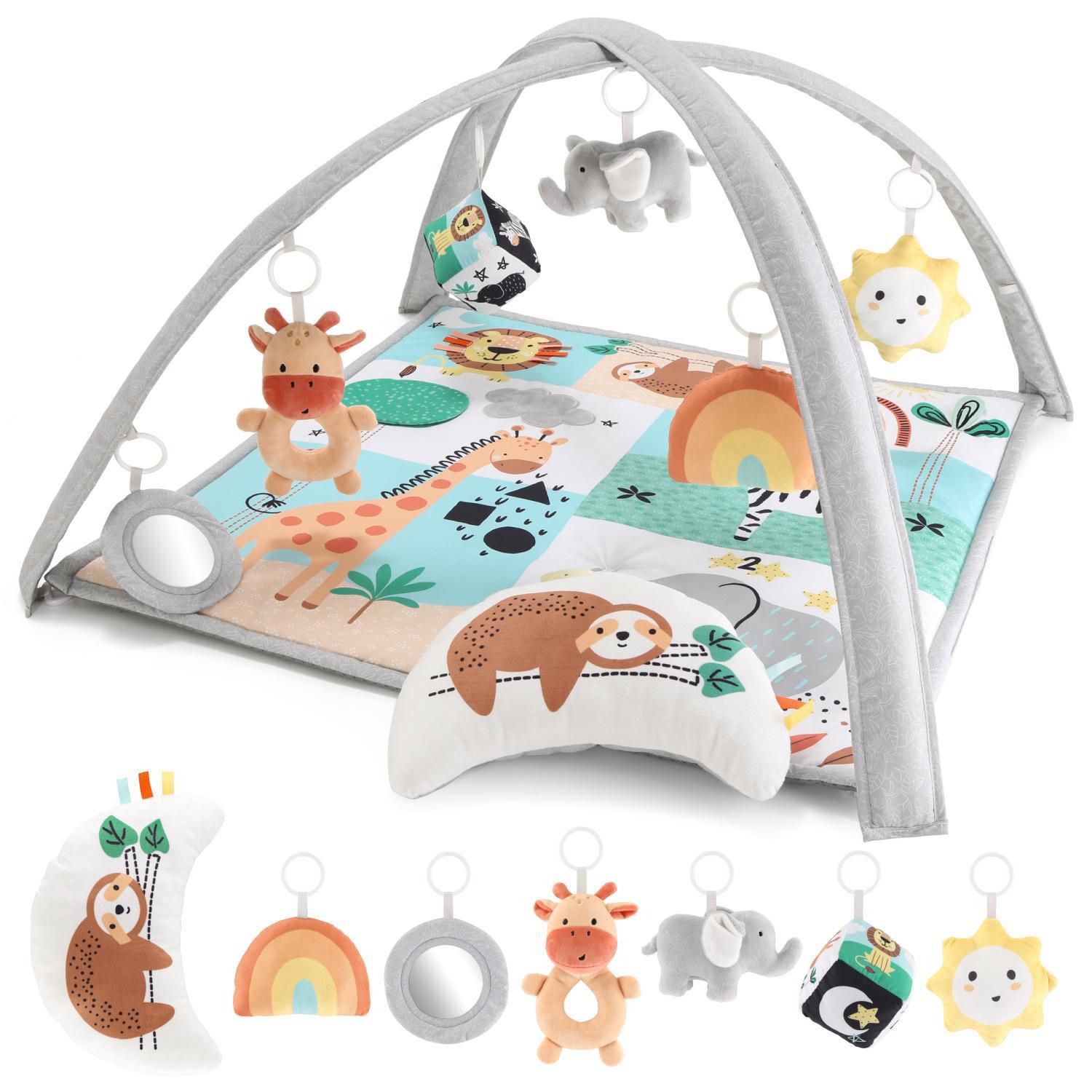 Boppy Play Mat in Natural Maze