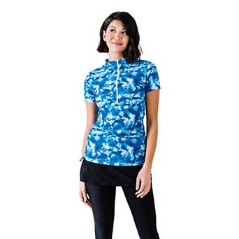 Women's Half-Zip Adele Swim Top