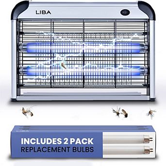 Liba Indoor Electric Bug Zapper & Insect Killer 2800v Grid Zapper - 4 Bulbs
