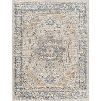 Estill Traditional Washable Area Rug