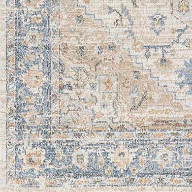 Estill Traditional Washable Area Rug