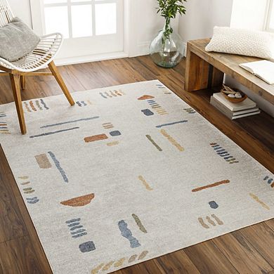 Elbing Modern Washable Area Rug