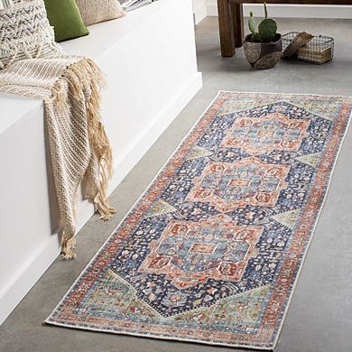 Esslingen Traditional Washable Area Rug