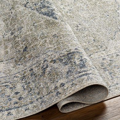 Edmonson Traditional Washable Area Rug