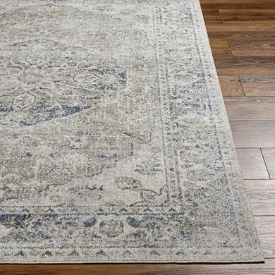 Edmonson Traditional Washable Area Rug