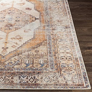 Kwadijk Traditional Washable Area Rug