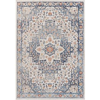 Carbon Cliff Traditional Area Rug
