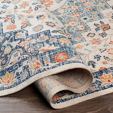 Carbon Cliff Traditional Area Rug