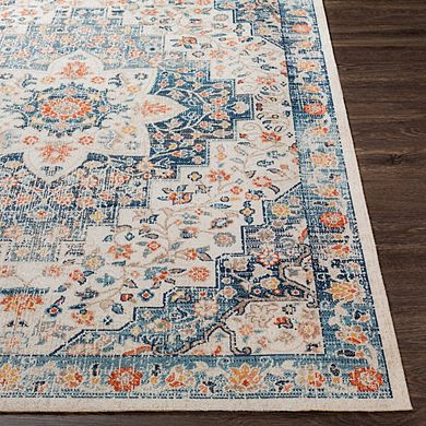 Carbon Cliff Traditional Area Rug