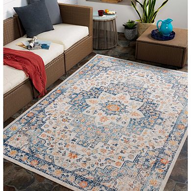 Carbon Cliff Traditional Area Rug
