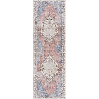 Leihoek Traditional Washable Area Rug