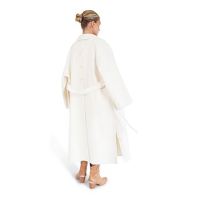 Wide Awake Split Hem Overcoat