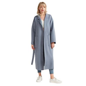 Wide Awake Split Hem Overcoat