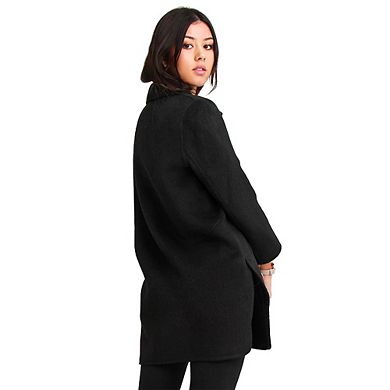 Ex Boyfriend Wool Blend Oversized Jacket