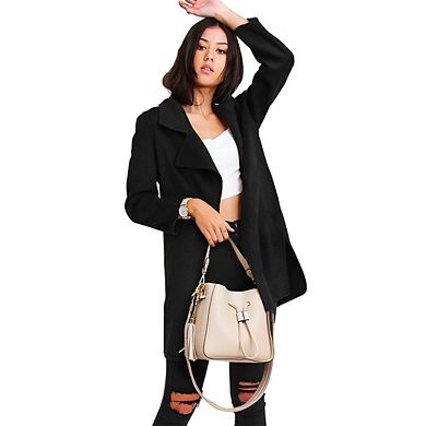 Ex Boyfriend Wool Blend Oversized Jacket