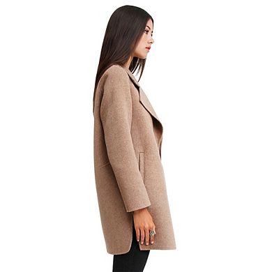 Ex Boyfriend Wool Blend Oversized Jacket