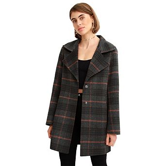 Ex Boyfriend Wool Blend Oversized Jacket