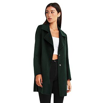 Ex Boyfriend Wool Blend Oversized Jacket