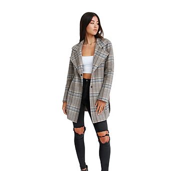 Ex Boyfriend Wool Blend Oversized Jacket