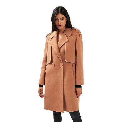 Palm City Wool Blend Coat