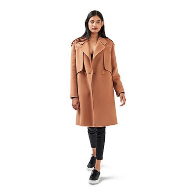 Palm City Wool Blend Coat