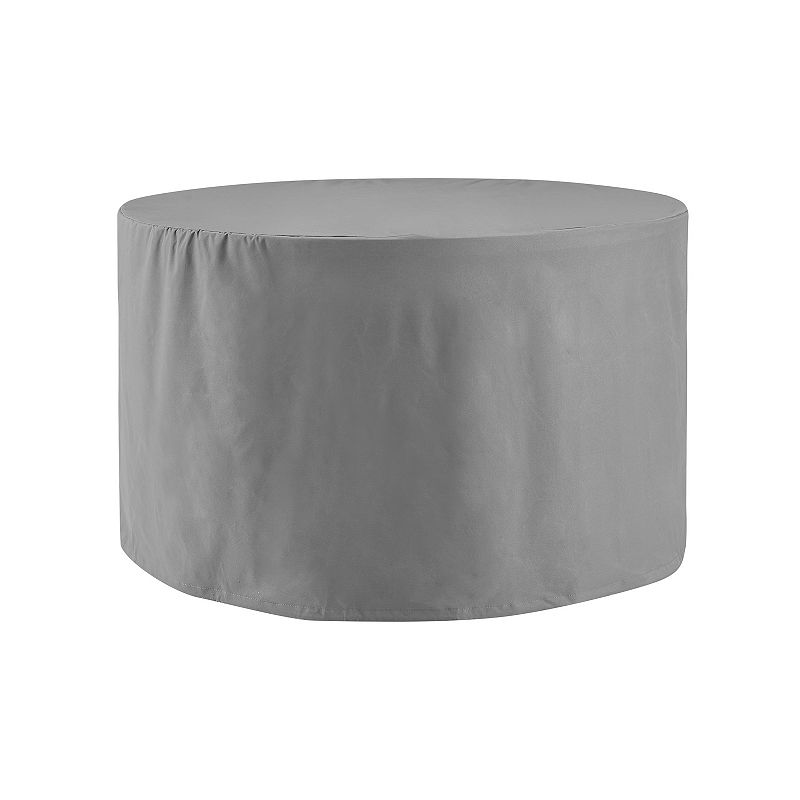 Crosley Round Outdoor Dining Table Furniture Cover, Gray