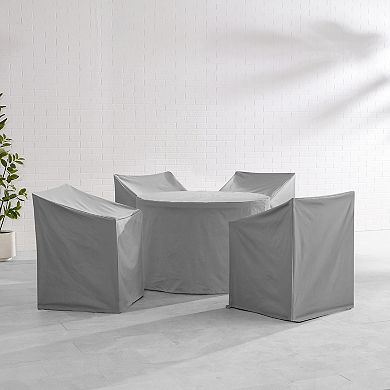 Crosley Round Outdoor Dining Furniture Cover 5-piece Set