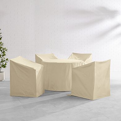 Crosley Round Outdoor Dining Furniture Cover 5-piece Set