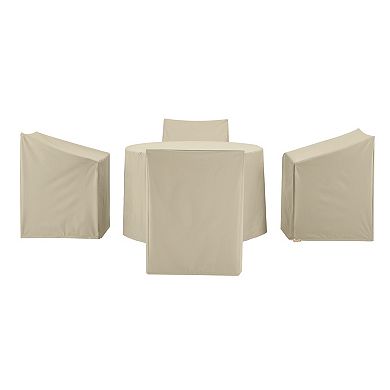 Crosley Round Outdoor Dining Furniture Cover 5-piece Set