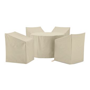 Crosley Round Outdoor Dining Furniture Cover 5 pc Set