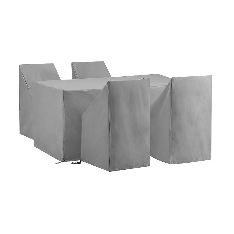 Crosley Outdoor Dining Furniture Cover 5-piece Set, Gray