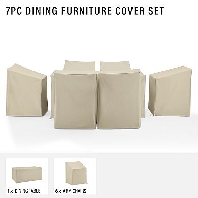 Crosley Outdoor Dining Furniture Cover 7-piece Set