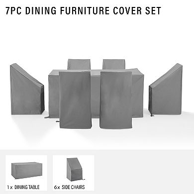 Crosley Outdoor Dining Furniture Cover 7-piece Set