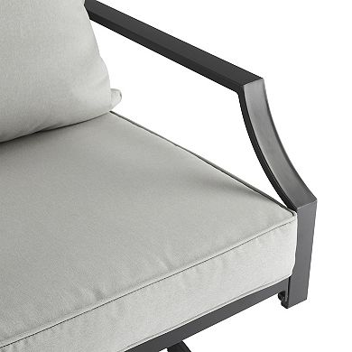 Crosley Otto Swivel Outdoor Dining Chair 2-piece Set