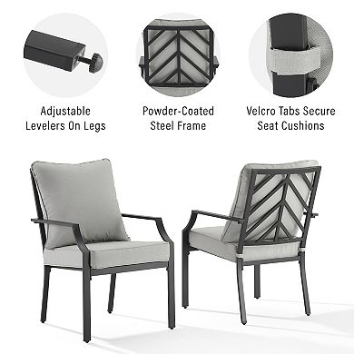 Crosley Otto Outdoor Dining Chair 2-piece Set