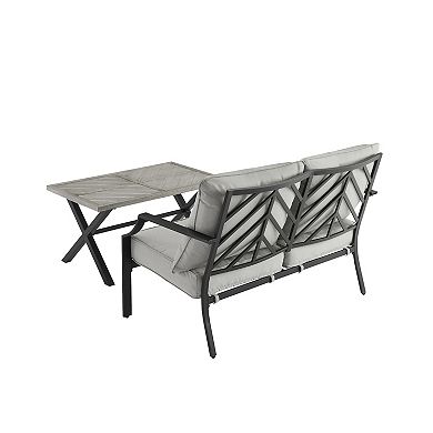 Crosley Otto Outdoor Loveseat Patio Furniture 2-piece Set