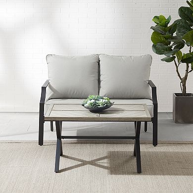 Crosley Otto Outdoor Loveseat Patio Furniture 2-piece Set