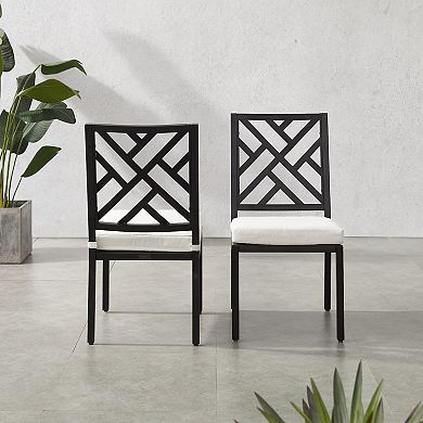Crosley Locke Outdoor Dining Chair 2-piece Set