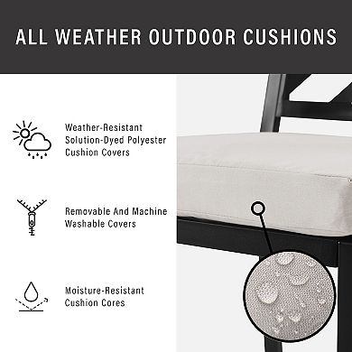 Crosley Locke Outdoor Dining Chair 2-piece Set