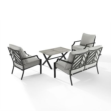 Crosley Otto Outdoor Loveseat Patio 4-piece Set