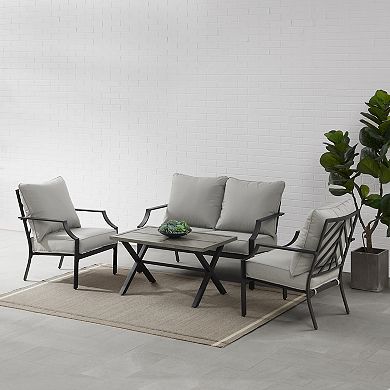 Crosley Otto Outdoor Loveseat Patio 4-piece Set
