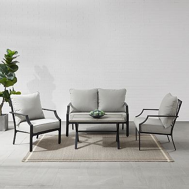 Crosley Otto Outdoor Loveseat Patio 4-piece Set