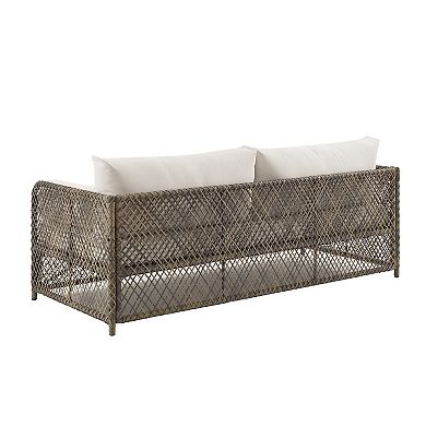 Crosley Granite Bay Wicker Outdoor Sofa