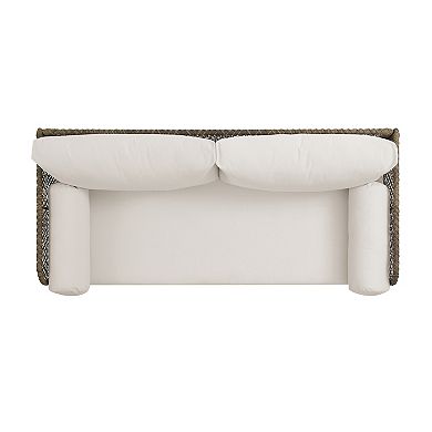 Crosley Granite Bay Wicker Outdoor Sofa