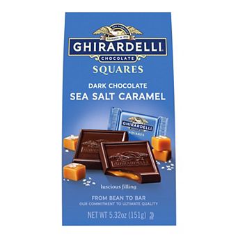 Ghirardelli Milk Chocolate Caramel Waffle Cone Squares 5.3-oz. Bag