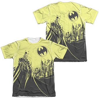 Batman Bat Signal Adult 65/35 Poly/cotton Short Sleeve T-shirt