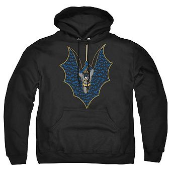 Batman Bat Fill Adult Pull Over Hoodie