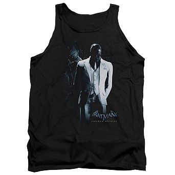 Batman Arkham Origins Black Mask Adult Tank Top