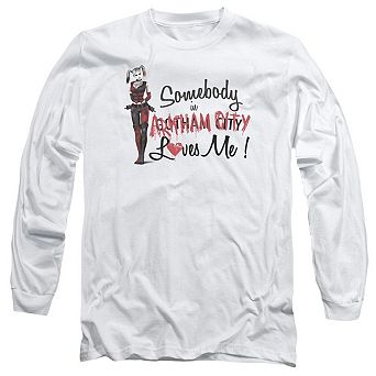 Batman Arkham City Somebody Loves Me Long Sleeve Adult T-shirt