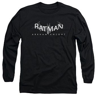 Batman Arkham Knight Ak Splinter Logo Long Sleeve Adult T-shirt